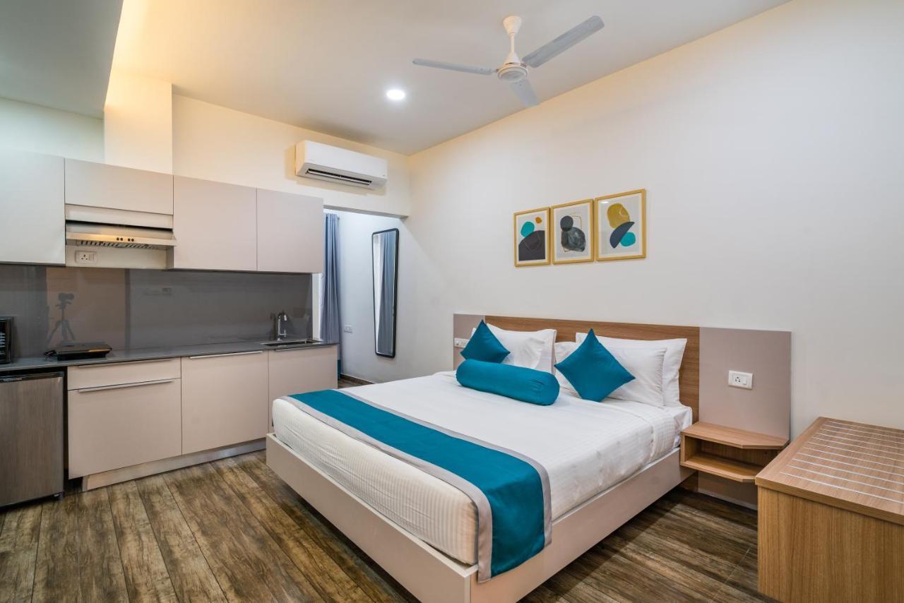 Skyla Studios & Suites - Hitech City Haiderabad Buitenkant foto