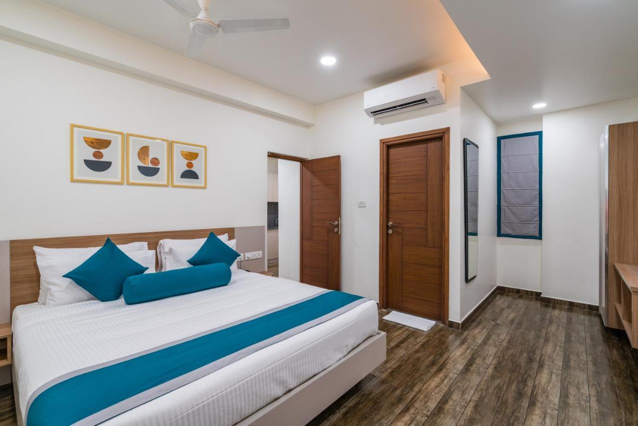 Skyla Studios & Suites - Hitech City Haiderabad Buitenkant foto