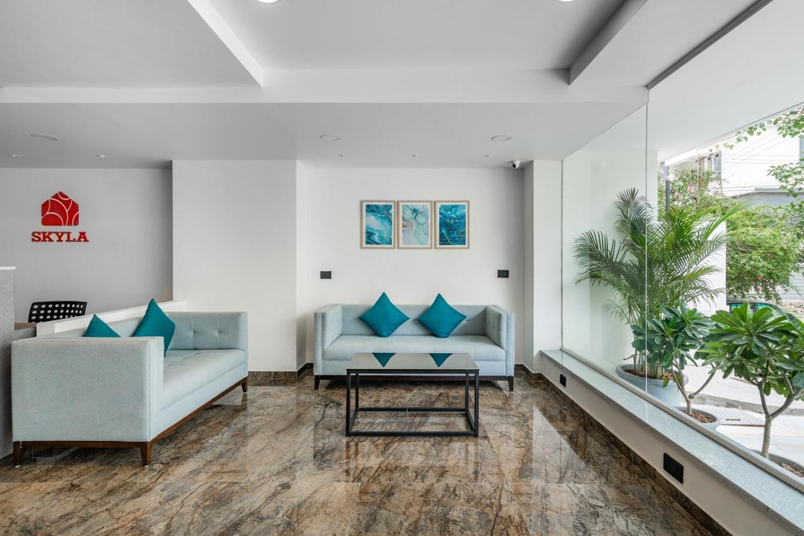 Skyla Studios & Suites - Hitech City Haiderabad Buitenkant foto